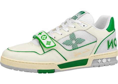 louis vuitton trainers green